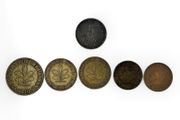 Collection of German Pfennig Coins (6 coins)