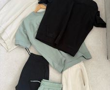 Zara men's matching at-shirt and shirts co-ords size M