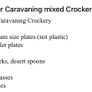 Mixed crockery for Caravaning or Camping Image 4