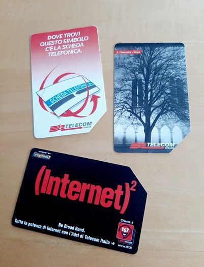 Italian telephone cards (3)