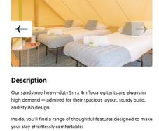 5 person Pink Moon glamping