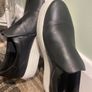 Slip on  leather platform shoes Image 6