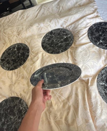 plates marble