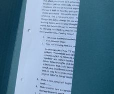 Word processing/Excel notes