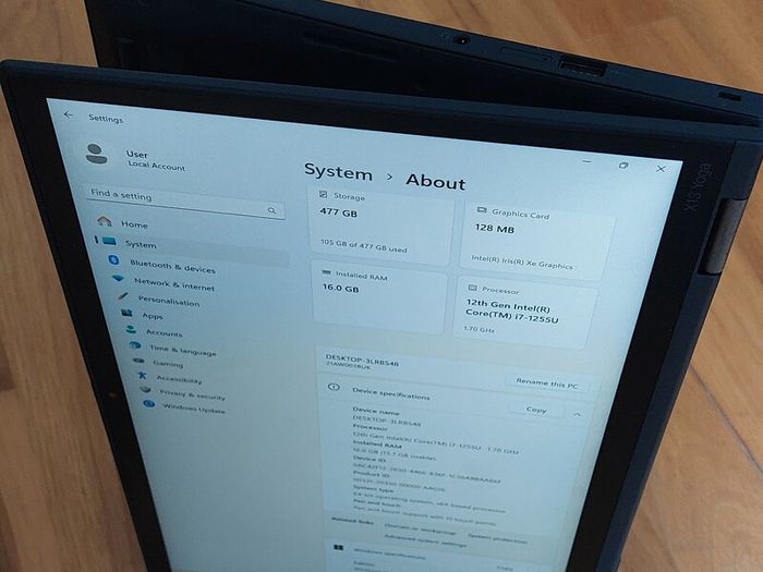 Laptop Lenovo X13 Yoga