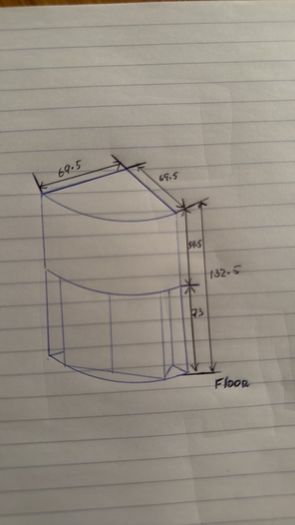 Juwel trigon corner fish tank 200l.
