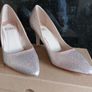 FAITH high heel blush sparkle stilettos from Next size UK 4 Image 4