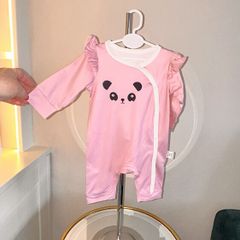 Baby Girls Pink Panda Sleepsuit Age 1-3 months / EU 56cm