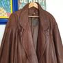 Leather Coat Size Uk 14 Image 6