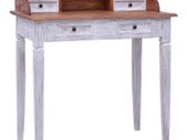Writing Desk with Drawers 90x50x101 cm Solid Reclaimed Wood