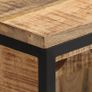 Wine Cabinet 62x33x78.5 cm Rough Mango Wood Image 2
