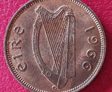1966 Ireland 1 Farthing coin