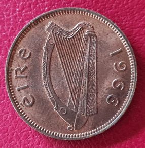1966 Ireland 1 Farthing coin