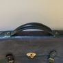 Large Vintage Chesneau Leather Satchel Briefcase Image 4