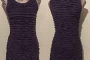 Beautiful Purple Ruffle Dress