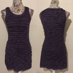 Beautiful Purple Ruffle Dress