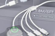 4-in-2 Apple Watch Charger Cable for Apple Watch/iPhone/Airpods, Watch Magnetic Charging Cable with iWatch Series SE/8/7/6/5/4/3/2 - Wireless Travel Watch Charger for AirPods 1/2/3/Pro&amp;iPad Series