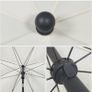 _200 cm Parasol, Market Parasol, Garden Shade, Patio Shade, Round Sun Protection, UV25+ Image 3