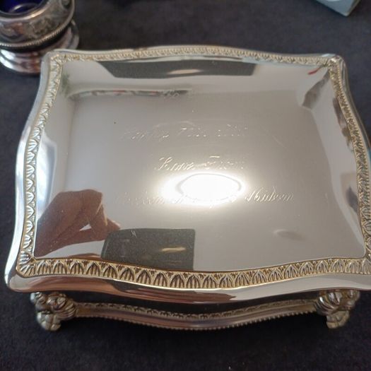 set of old silver-plated items