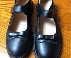Paint and leather shoes