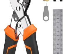 Brand New Double Lever Leather Hole Punch Pliers with Replacement Punch