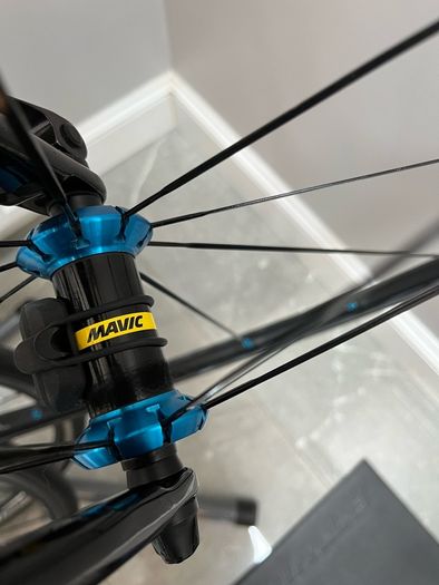 Mavic Ksyrium Elite, Blue Alu hubs