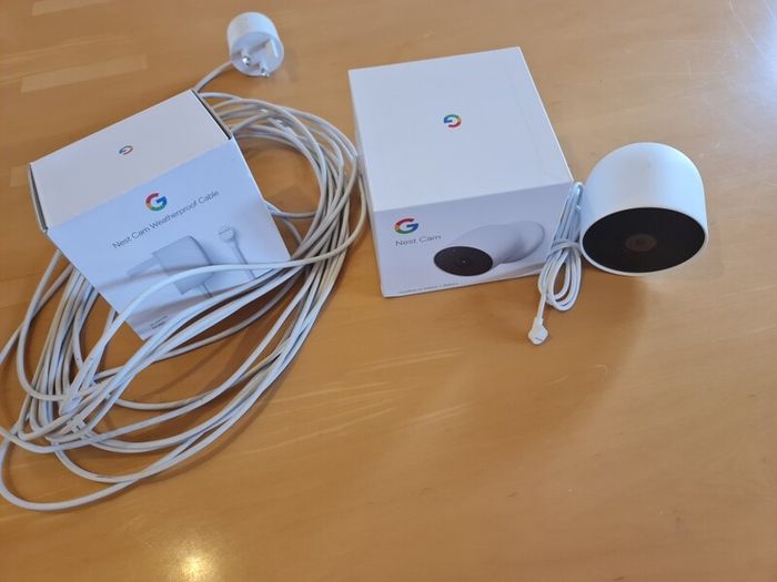 Google Nest Camera plus extended cable