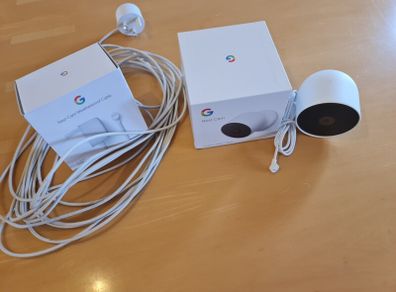 Google Nest Camera plus extended cable