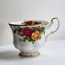 Vintage Royal Albert Old Country Roses Teacup - Bone China Image 5