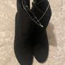 Black Ankle Boots- Size 40 - 7cm Heel - Side Zip Image 3