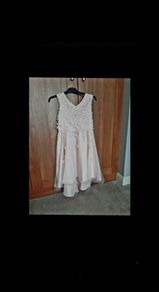 Girls beautiful special party, confirmation, occassion dress age 11. Monsoon pale pink occasion dress.