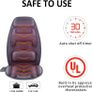 Seat with 2 Heat Levels, Extra Memory Foam Cushion with 10 Vibration Massage Motors, Image 4