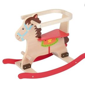 Wooden Rocking Horse New Assembled