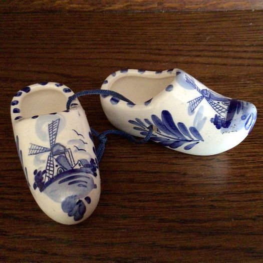 Holland Delft Blue Mini Clogs