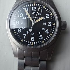 Hamilton khaki Field Mechanical 38mm Full set , Steel Bracelet + Canvas Strap