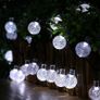 Solar Lights Outdoor Garden, 5M 30LED Solar Fairy Lights with 8 Modes Solar String Lights Waterproof for Outdoor/Indoor, Home, ,Wedding, Party, Festival, Christmas Decorations(Cool White) Image 2