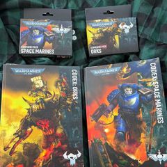 Space Marine and Ork Codex with Command Packs