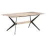 Dining Table 180x90x76 cm Solid Mango Wood Image 2