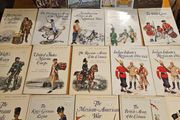 Osprey Men-at-arms Series, Published In 1974 X 15 Fabolous Military Books Plus 2 X Military  Modeling Annuals 1 &amp;3. Plus 3 Other Military Books. All In Good Condition.  See Photos For Same.