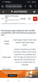 Third Brake Light 037-47-870