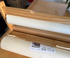 IKEA Paper Roll Dispenser (101.493.50) & 2 Paper Rolls