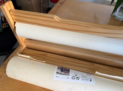 IKEA Paper Roll Dispenser (101.493.50) & 2 Paper Rolls