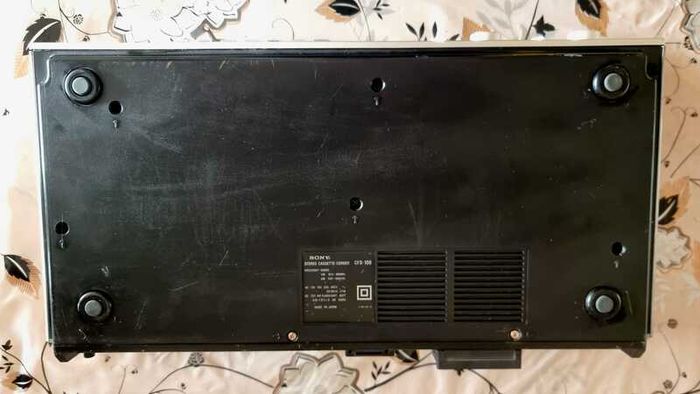 From 1978 Extremly rare Sony-CFS 100 (CFS-600), Working.