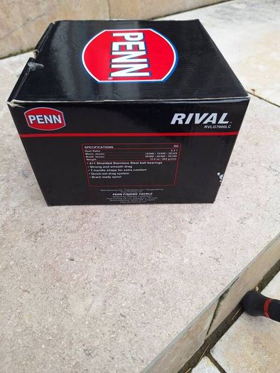 Penn squadron II 14 ft rod and penn rival 7000 reel