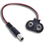 9V Battery Connector to DC 5.5x2.1mm Cable Set 5pcs Image 2