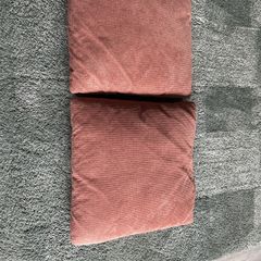 pink cushions