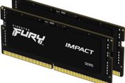 Kingston Fury Impact 32GB (2 x 16GB) 6000MT/s DDR5 CL38 SoDimm Gaming Memory