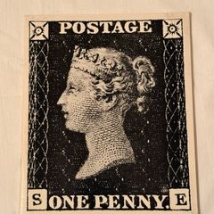 The Queen's stamps book , book from 1965 exhibition in Buckingham Palace