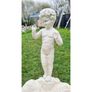 Bird Bath Cherub Standing H143 Image 3
