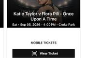 Katie Taylor vs Flora Pili fight , Croke Park
